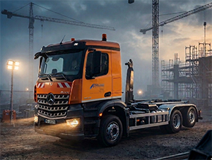 LKW 18 tmit Kran von MAN